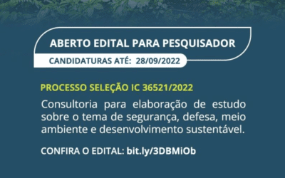 Aberto edital para pesquisador(a)