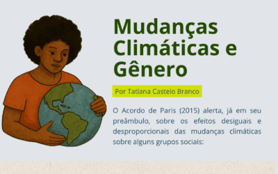 Infográfico “Mudanças Climáticas e Gênero”