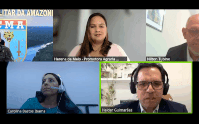 Webinar “Forças Armadas e cooperação interagências no combate a crimes ambientais na Amazônia”