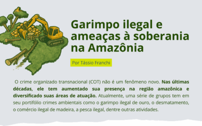 Infográfico “Garimpo ilegal e ameaças à soberania na Amazônia”