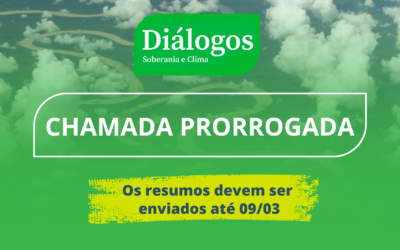 Prorrogado prazo para envio de resumos à Revista Diálogos Soberania e Clima